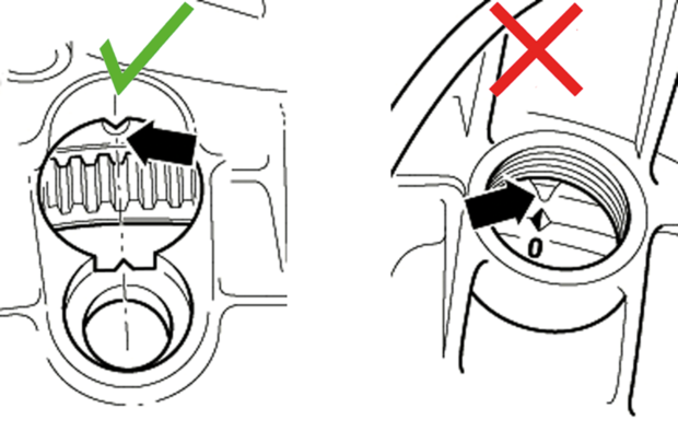 Outil de calage de poulie crantee pour VAG 1.9 TDI