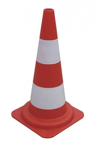 Cone de signalisation pe 2 pneus x10 pieces