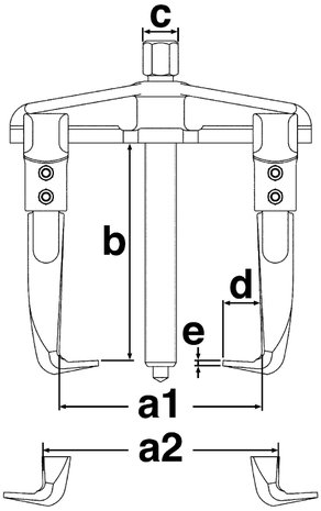 Extracteur 2 brasm 158mm