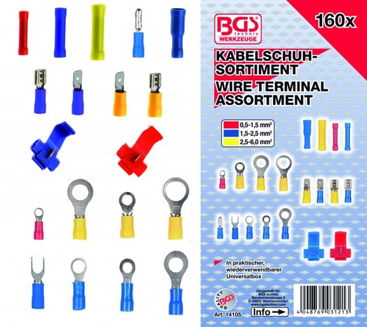 160-delige Kabelschoen Assortiment