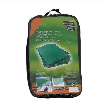 Filet de remorque maille fine 2,00x3,00M avec cordon elastique