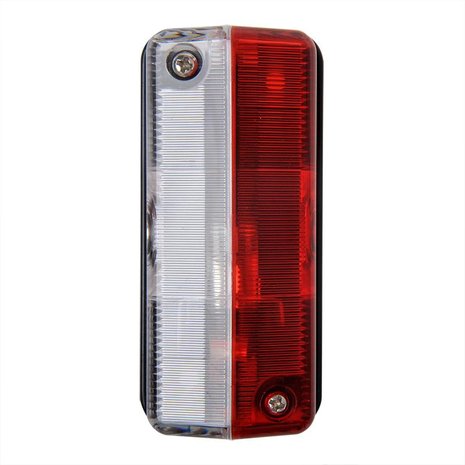 Largeur rouge clair/blanc 92x42mm
