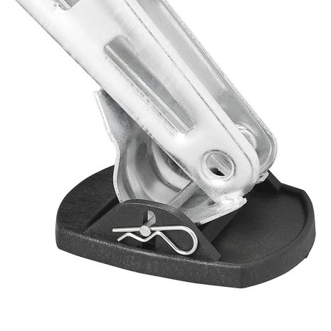 Pieds stabilisateurs avec goupille metallique - lot de 4 pieces