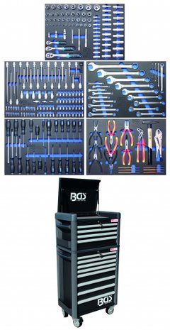 Servante d'atelier Profi Standard Maxi avec 263 outils