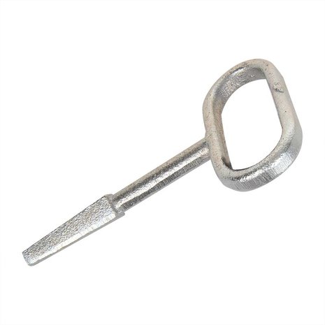 Cle carree pour serrure de boîte
