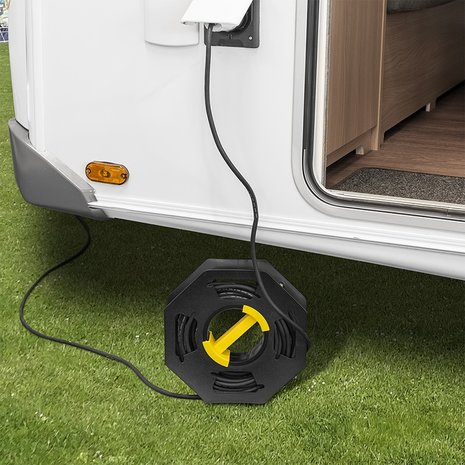 Enrouleur de cable compact