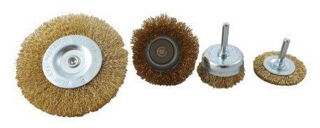 Jeu de 24 brosses metalliques