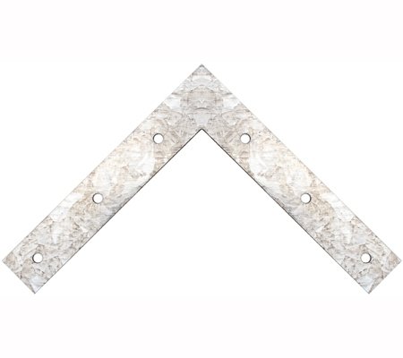 Plaque L en 2 pieces 150 x 150 x 25 x 2 mm