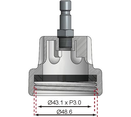 Adaptateur 20, Saab Ecopower, pour BGS 8298/8027