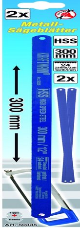 2 pieces HSS Metal Blade Set 13 x 300 mm