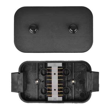 Boîte de connexion de cables en plastique 8x4 broches connexions croisees