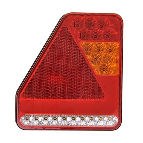 Feu arriere 5 fonctions 208x188mm 22LED droite