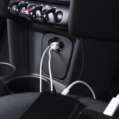 Chargeur USB mini 2 voies type A 12V/24V 3100mA
