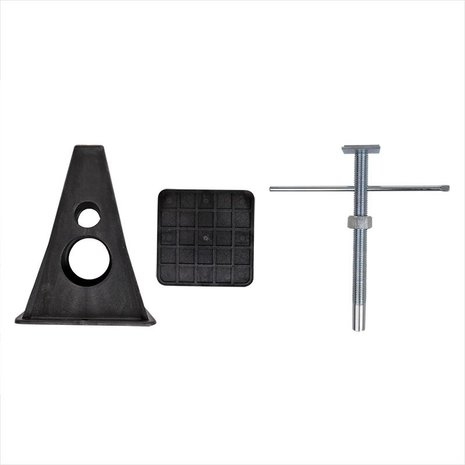 Ensemble de supports en plastique 4 pieces 750 kg/piece
