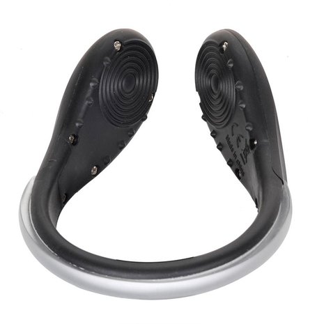 Clip de securite pour chaussure LED rouge - set de 2 pieces