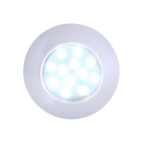 Plafonnier apparent 12 LED 12 V 240 lm  dia 75 x 18 mm