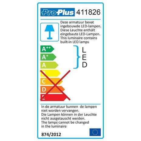 Spot mont e en surface 15-leds 12V 200lm 70x12mm