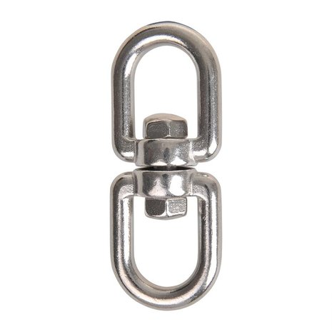Verrouillage pivotant 8 mm, acier inoxydable A4 AISI 316, il/il, 2 500 daN