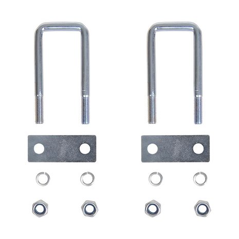 Support en U angulaire 40 mm - lot de 2 pieces