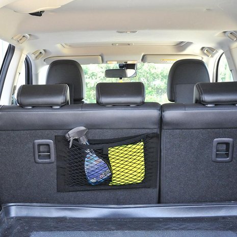 Filet de rangement elastique 40x25cm double avec fixation velcro NS-6