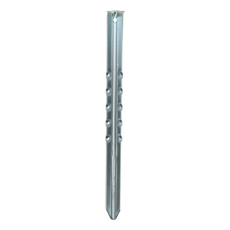 Piquet de tente 40cm metal nervure