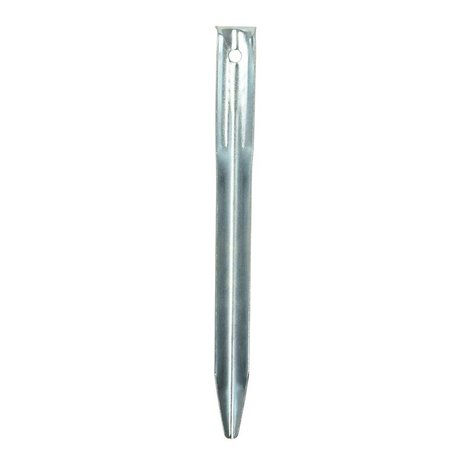 Piquet de tente 22cm metal demi-rond
