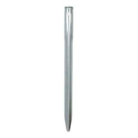 Piquet de tente 30cm metal demi-rond