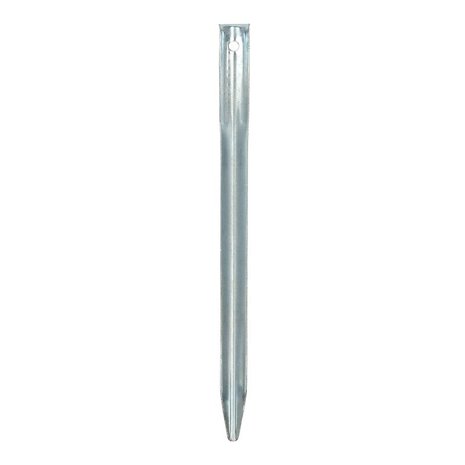 Piquet de tente 30cm metal demi-rond
