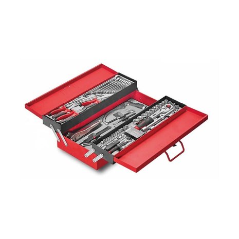 Boite a outils 3 pieces en acier robuste 76