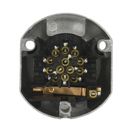 Prise metallique 13 broches type Jaeger sous blister