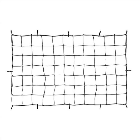 Filet extensible pour coffre et remorque 90x150cm avec crochets en plastique