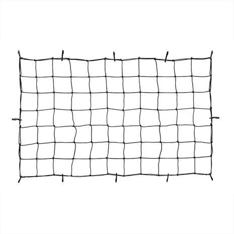 Filet extensible pour coffre et remorque 90x150cm avec crochets en plastique