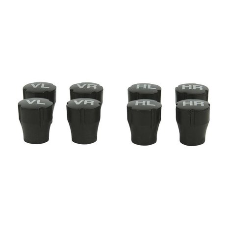 Bouchons de valve de marquage de pneu - ensemble de 8 pcs