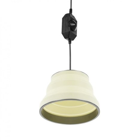 Lampe suspendue LED pliable blanc 15cm