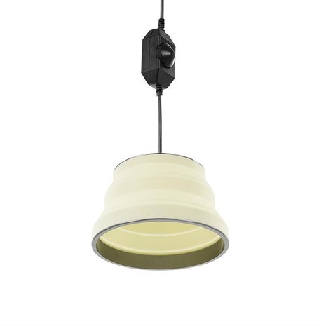 Lampe suspendue LED pliable blanc 25cm