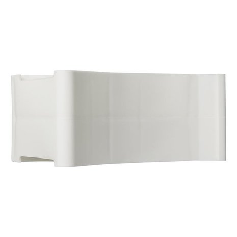 Cale de roue en plastique blanc incl. titulaire
