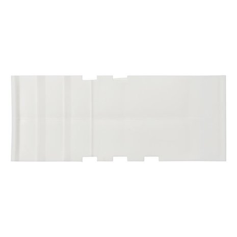 Cale de roue plastique blanc incl. support