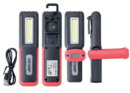 Lampe de poche de travail COB-LED x2 stuks