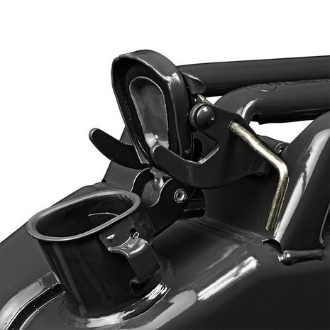Bidon 20L metal noir homologue UN-TuV/GS