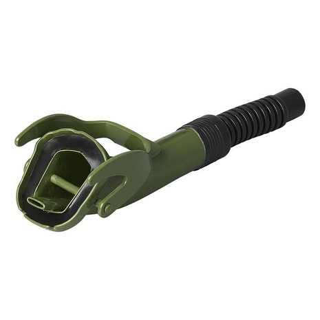 Bec verseur en metal vert flexible adapte a l'essence diesel