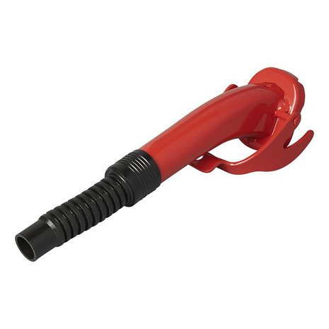 Bec verseur metal rouge flexible Convient pour l'essence et le diesel