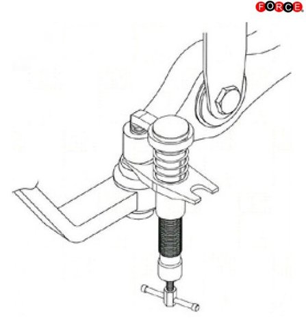 Extracteur de rotule hydraulique