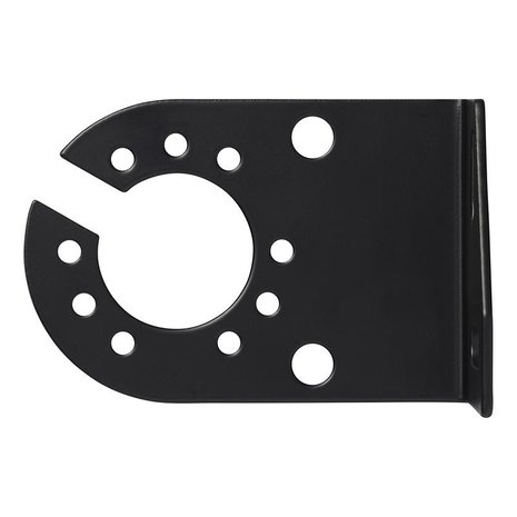 Support de douille metallique coude 8 x 5 cm