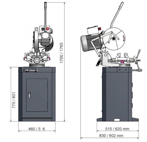 Tronconneuse diameter 315mm