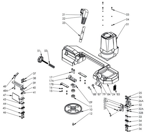 Scie ruban portable - vario diameter 90mm
