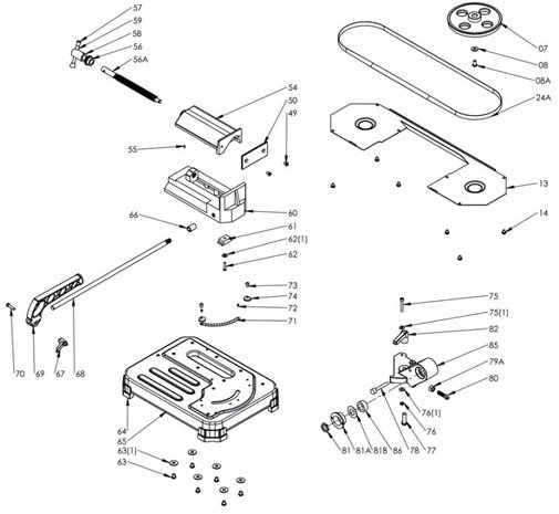 Scie ruban portable - vario diameter 90mm