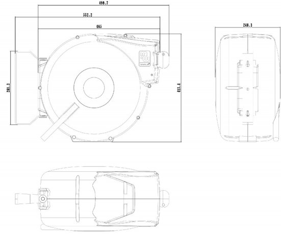 Bobine d'air 14 m - 3/8