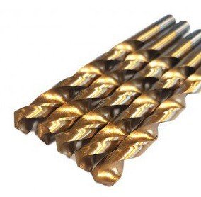 Forets helicoidaux HSS 10 mm x 5 pieces pour WT-406