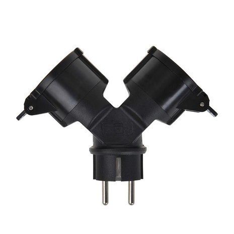 Repartiteur double Schuko