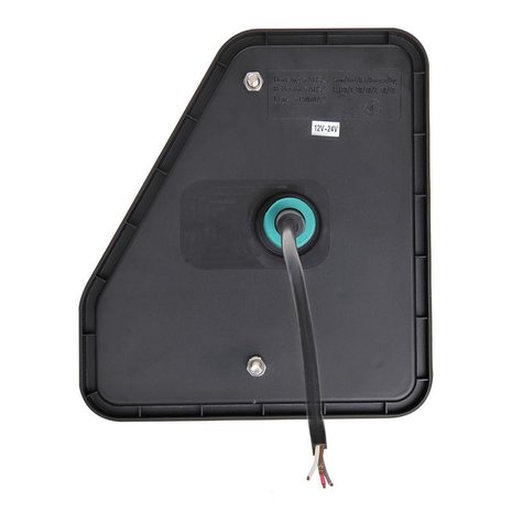 Feu arriere 5 fonctions 208x188mm 22LED droit UK